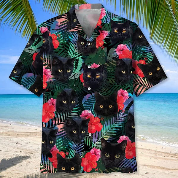 Cat hawaiian shirt hotsell