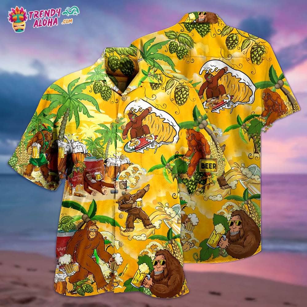 Bigfoot Summer Beer Hawaiian Shirt - Trendy Aloha - Trendy Aloha Bigfoot Summer Beer Hawaiian Shirt - Trendy Aloha - Trendy Aloha