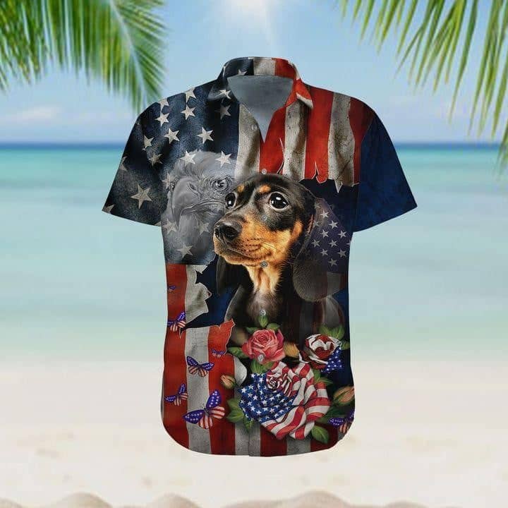 Dachshund hawaiian shirt best sale