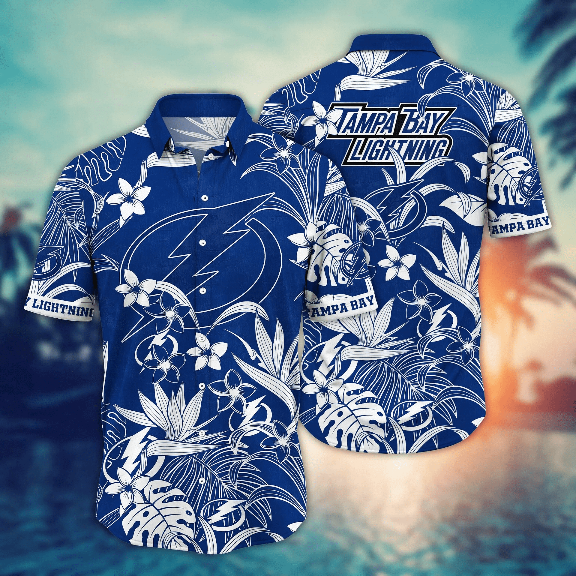 Tampa bay lightning hawaiian shirt on sale