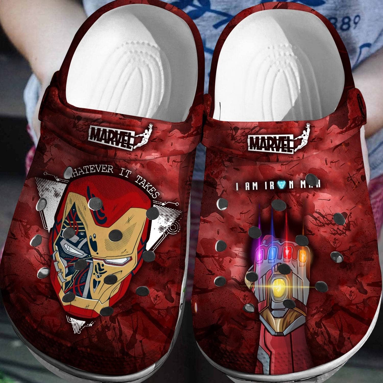 Crocs iron man hotsell