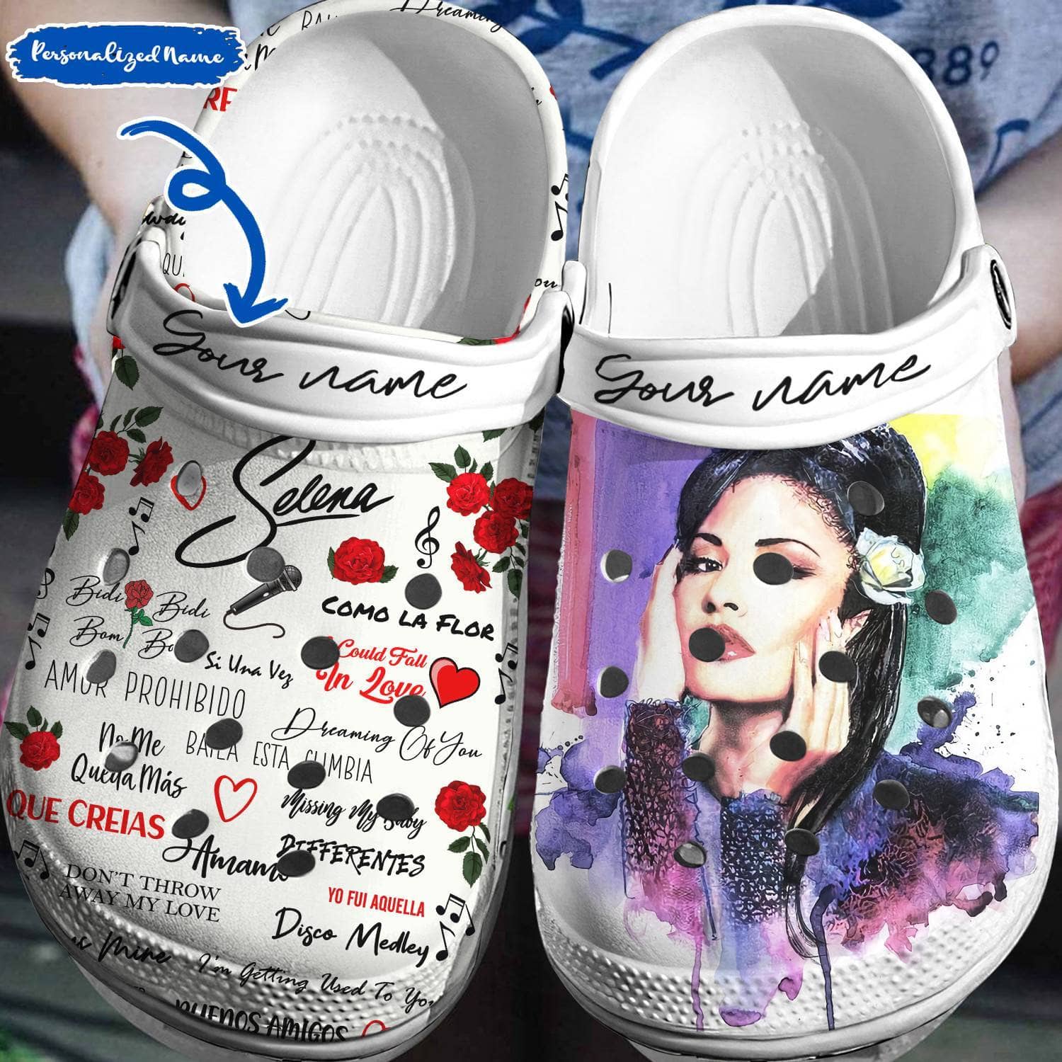 Top Selena Crocs