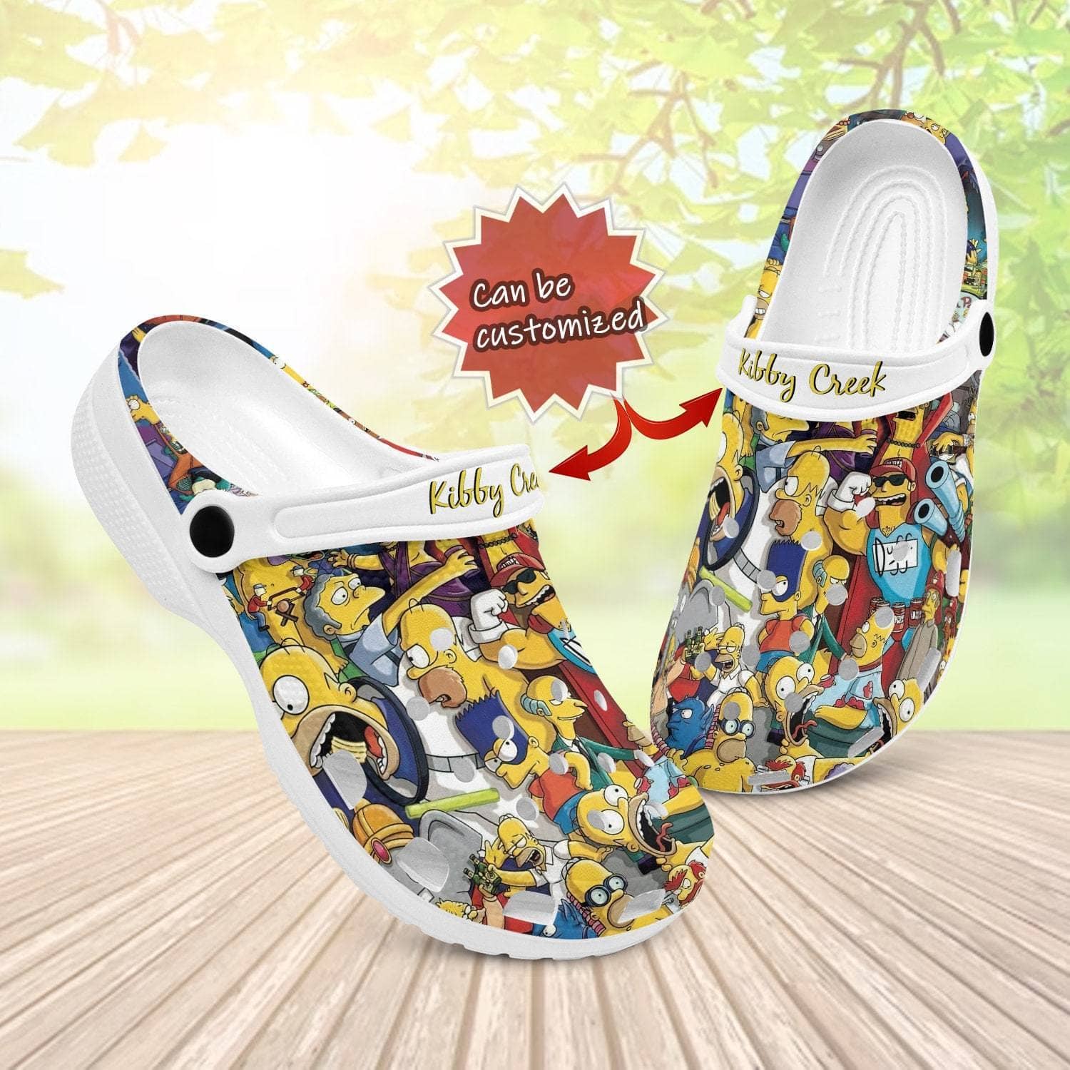 Simpsons Characters Unisex Classic Clogs Fun Wearable T For All Ages 365crocs 2351