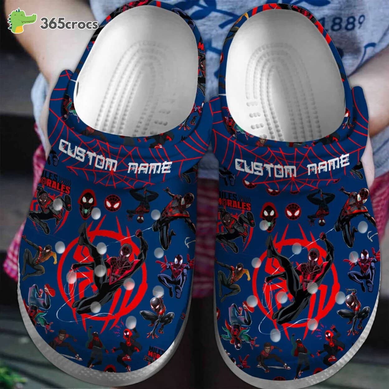 Spiderman fashion crocs size 12